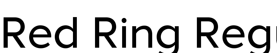 Red Ring Regular Font Download Free